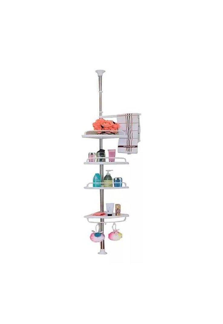 Organizador esquinero ducha baño multiuso 4 pisos ajustable-2