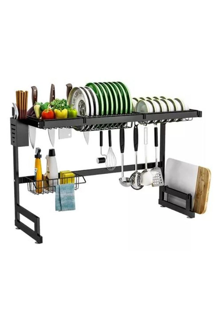 Betensh Premium XL Pro Max - Rack Escurridor, 85 cm, Negro-2