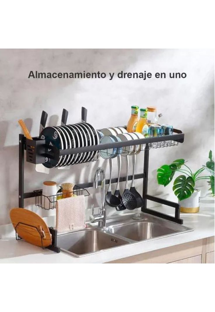 Betensh Premium XL Pro Max - Rack Escurridor, 85 cm, Negro-3