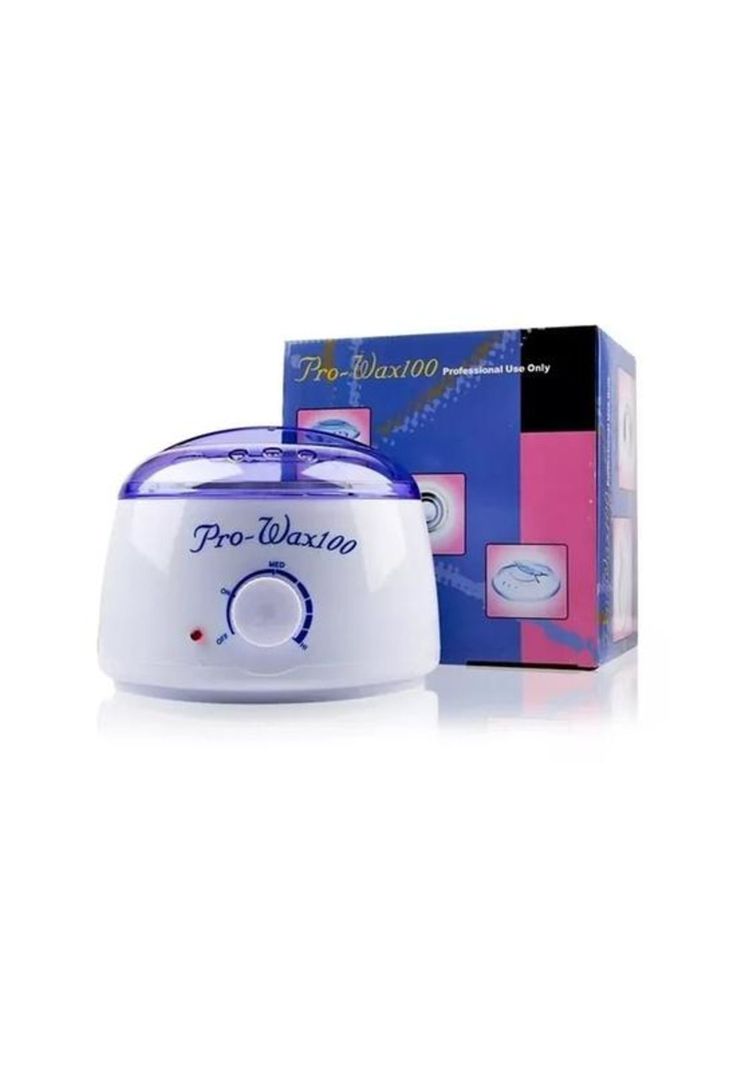 Calentador de cera caliente, olla eléctrica depilación termocera, color blanco-1