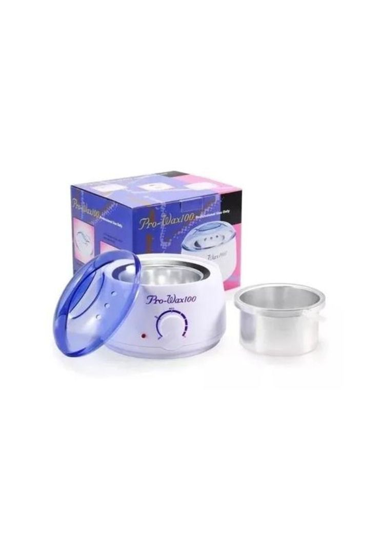 Calentador de cera caliente, olla eléctrica depilación termocera, color blanco-2