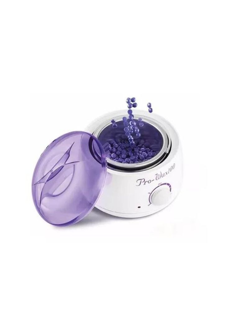Calentador de cera caliente, olla eléctrica depilación termocera, color blanco-3