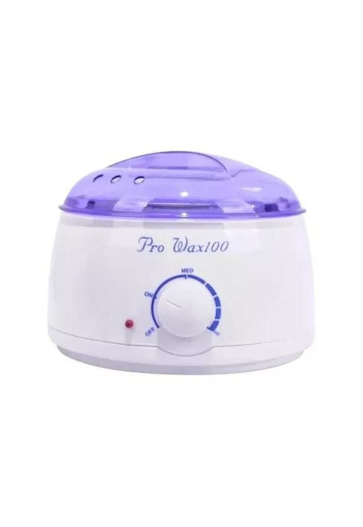 Calentador de cera caliente, olla eléctrica depilación termocera, color blanco-4