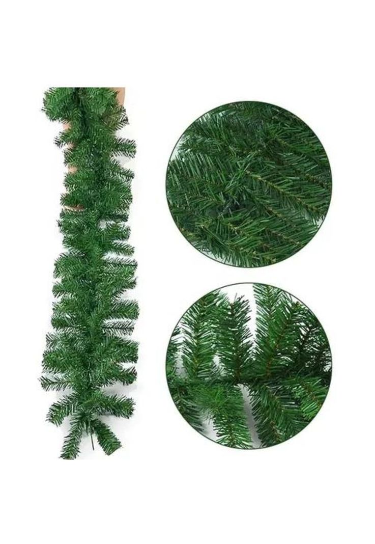 Guirnalda de Navidad abeto colgante decorativa color verde-3