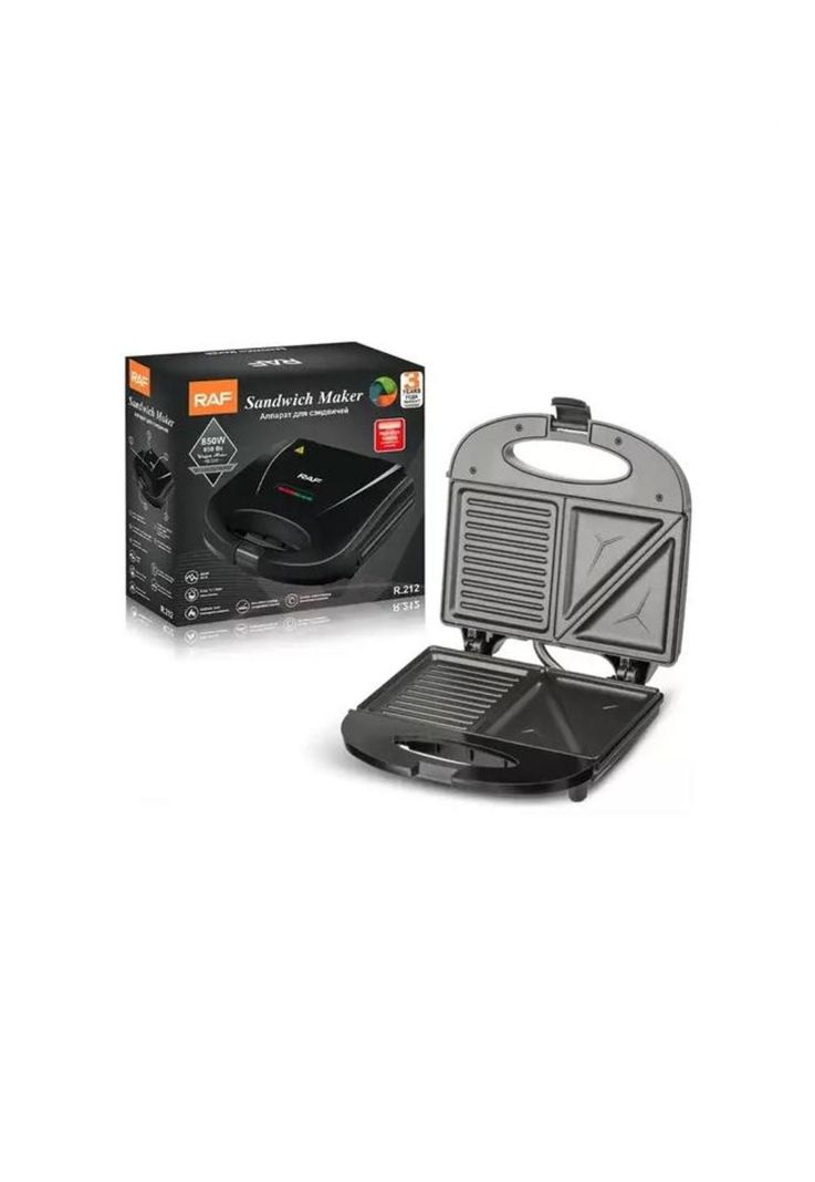 Sandwichera tostadora eléctrica triangular 2 en 1 R212-1