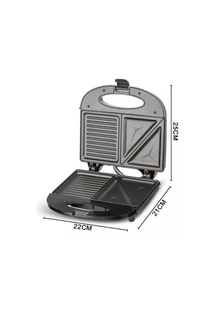 Sandwichera tostadora eléctrica triangular 2 en 1 R212-2