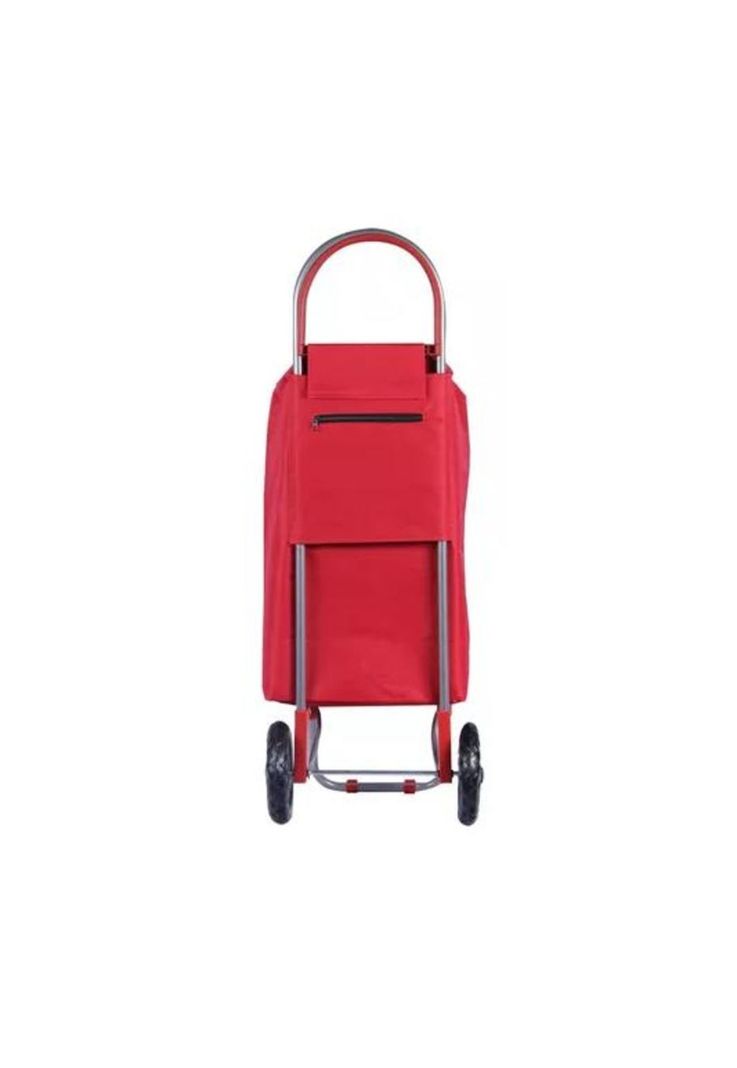 Carrito de compras plegable 35 litros color rojo-1
