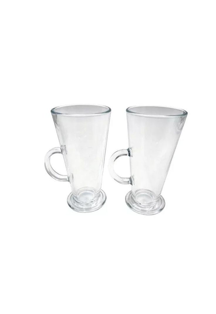 Set 2 vasos Latte Vidrio 450ml-1