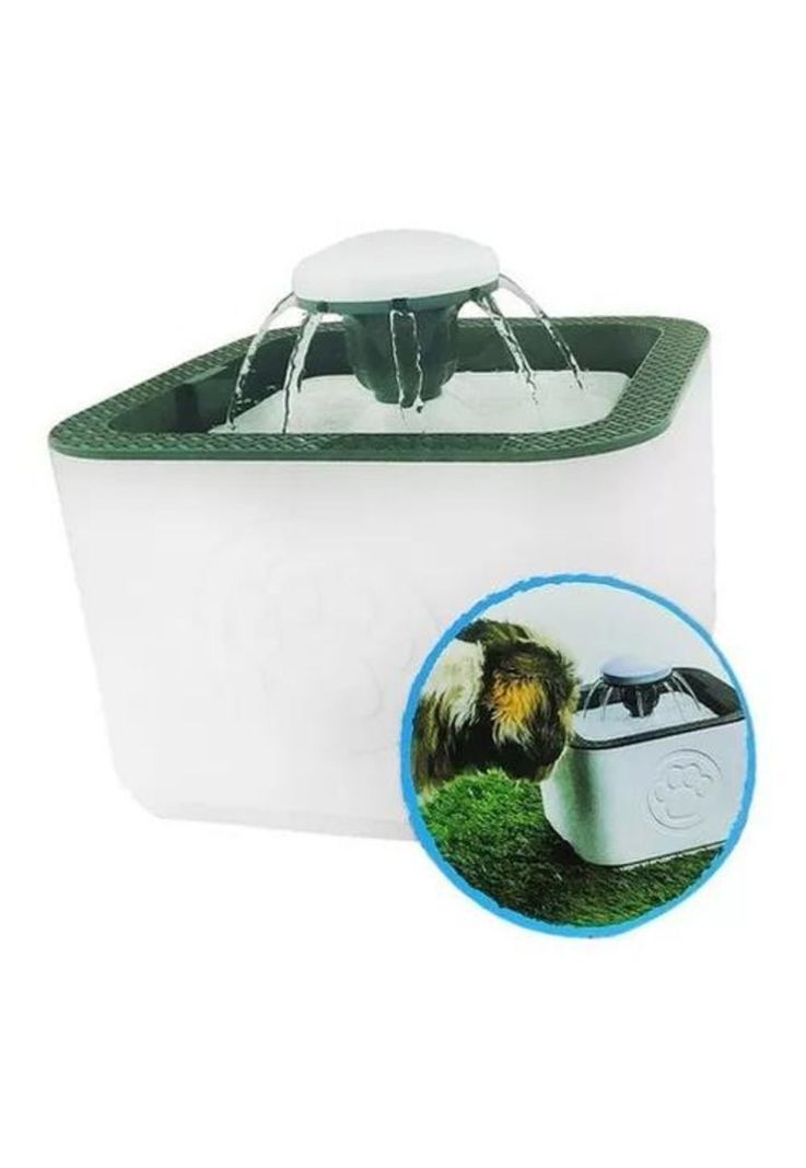 Fuente de Agua para Gatos y Perros - 2.5 Litros, 3 Modos, Color Gris-1