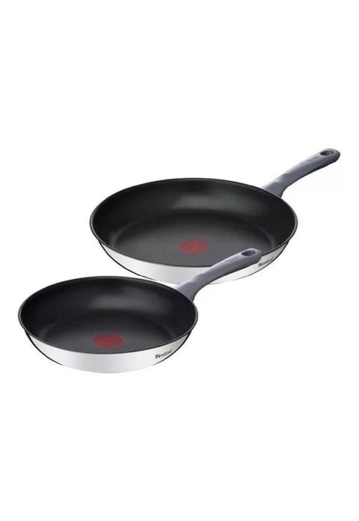 Set de sartenes 24/28 cm Daily Cook, color plateado