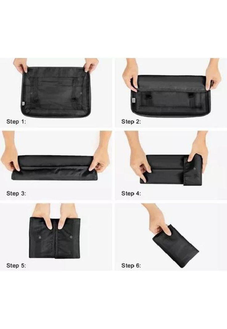 Bolsas de Viaje 8 en 1 - Organizadoras de Viaje para Maleta - Color Negro-5