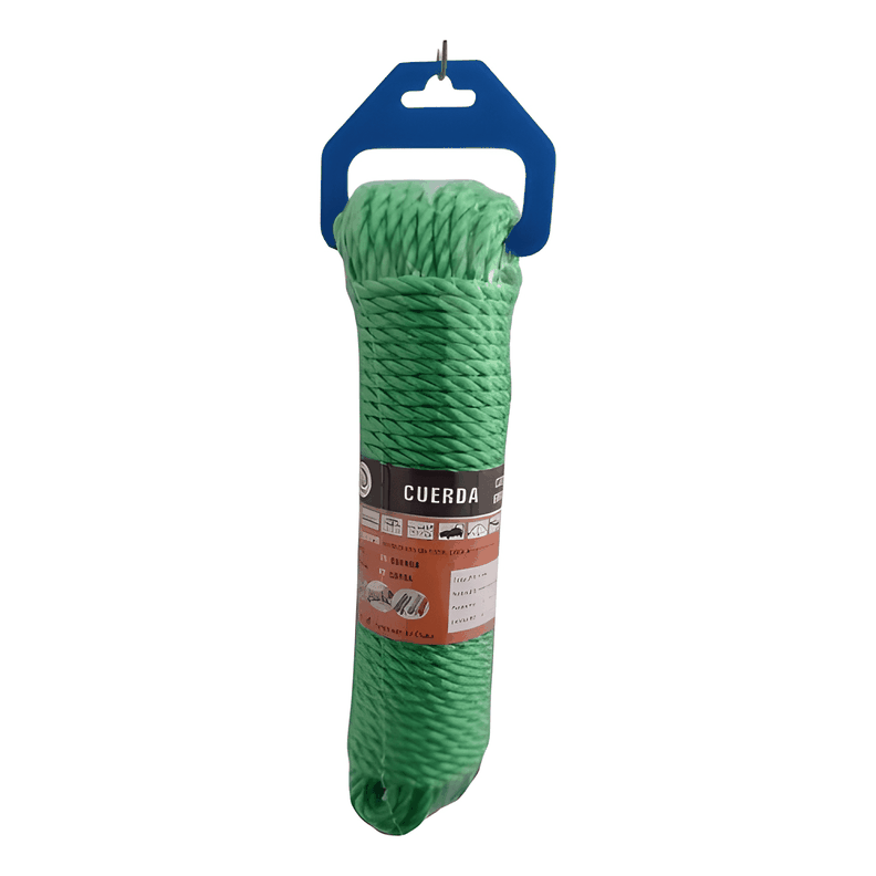 Cuerda cordel amarra soga plástico nylon 6mm x 20 m #4