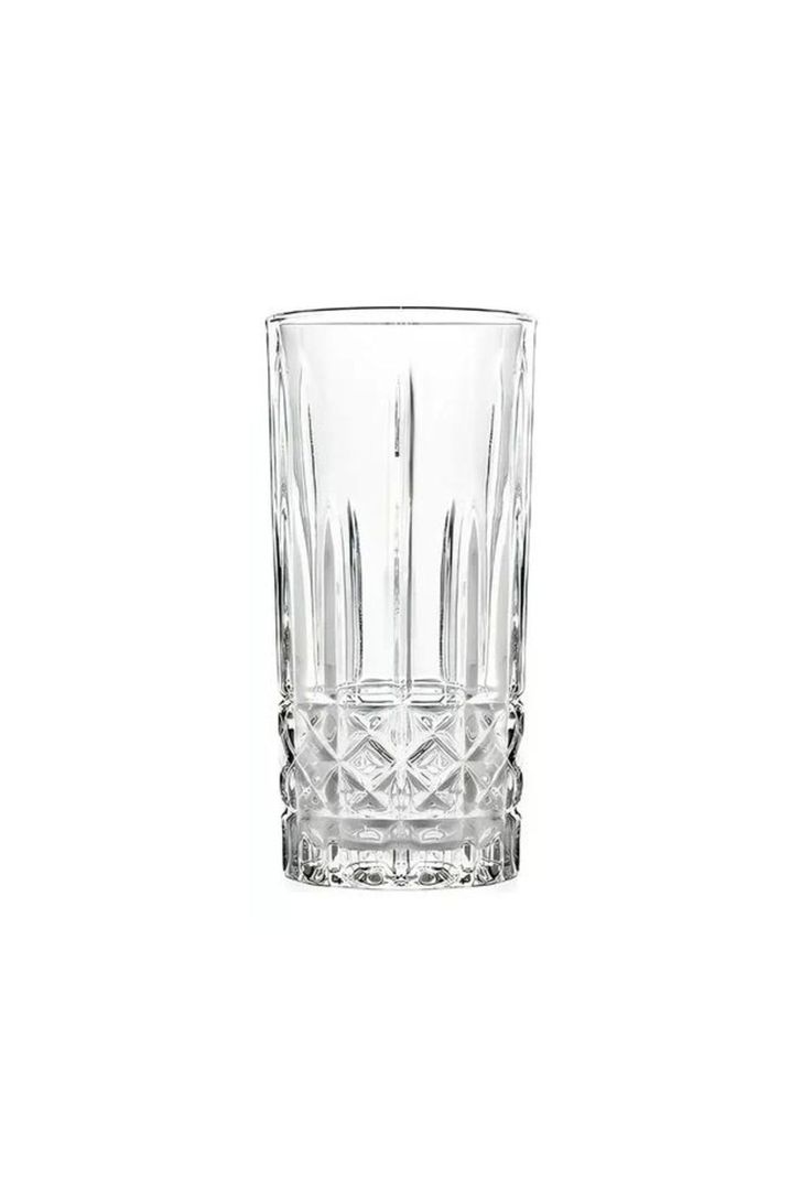 Set 6 Vasos Altos Stirling 360ml Vidrio Trago Largo-0