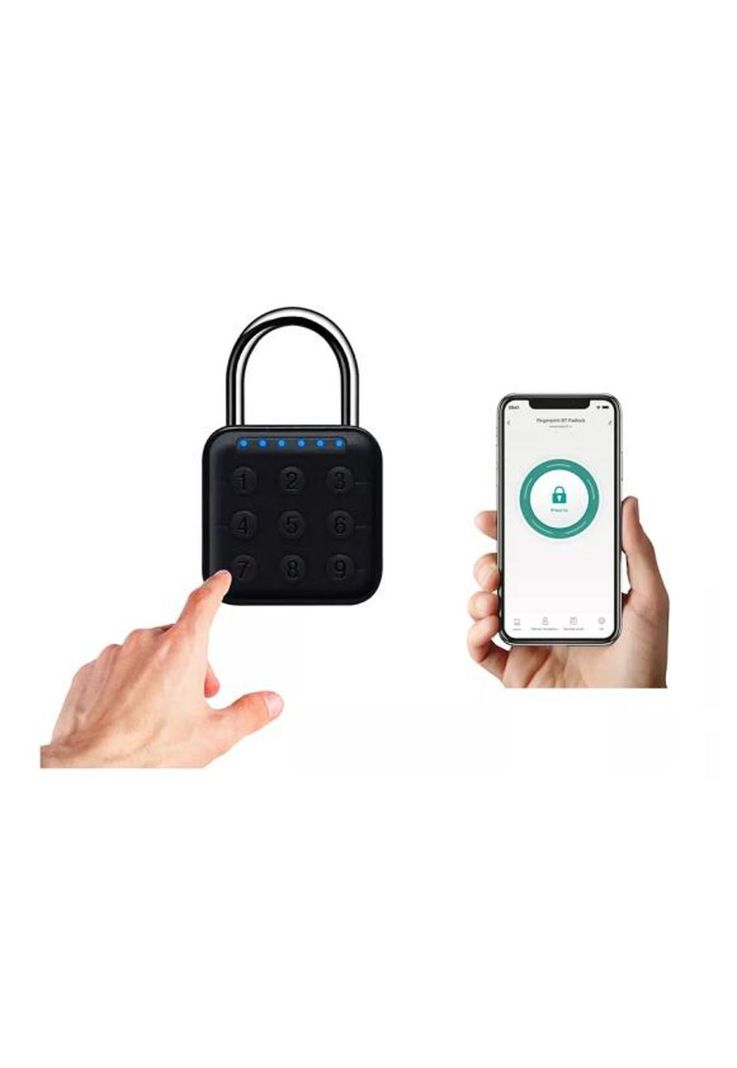 Candado de seguridad digital inteligente con clave y app ...-1