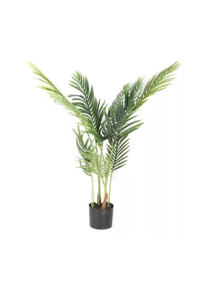 Planta Artificial Enredadera Palmera 1.1m Decoración Hogar-0