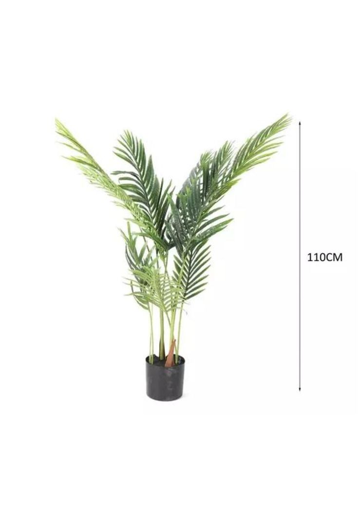 Planta Artificial Enredadera Palmera 1.1m Decoración Hogar-1