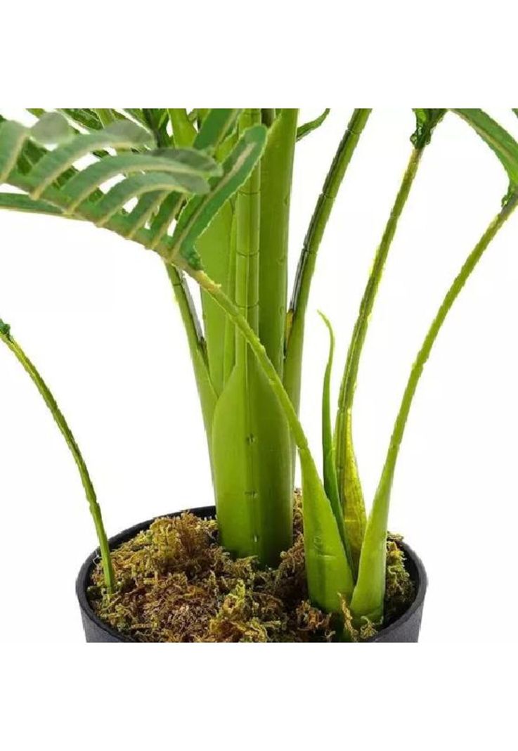 Planta Artificial Enredadera Palmera 1.1m Decoración Hogar-4