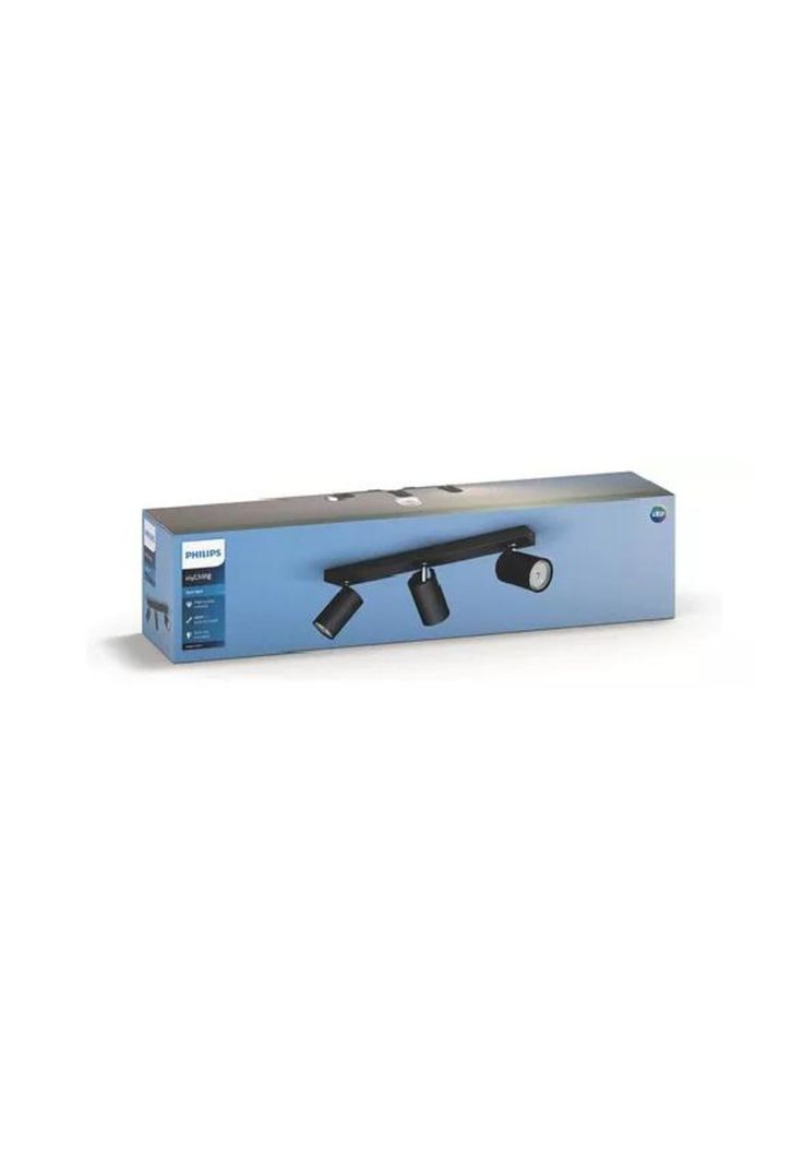 Foco Philips Runner spotlight aluminio X3 Gu10 incluye ampolla metal-1