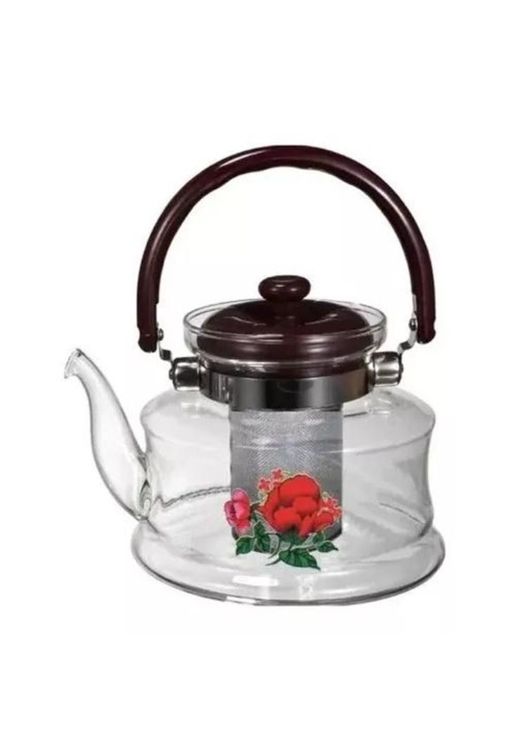 Tetera de Vidrio - Hervir Agua, Calentar Té-0