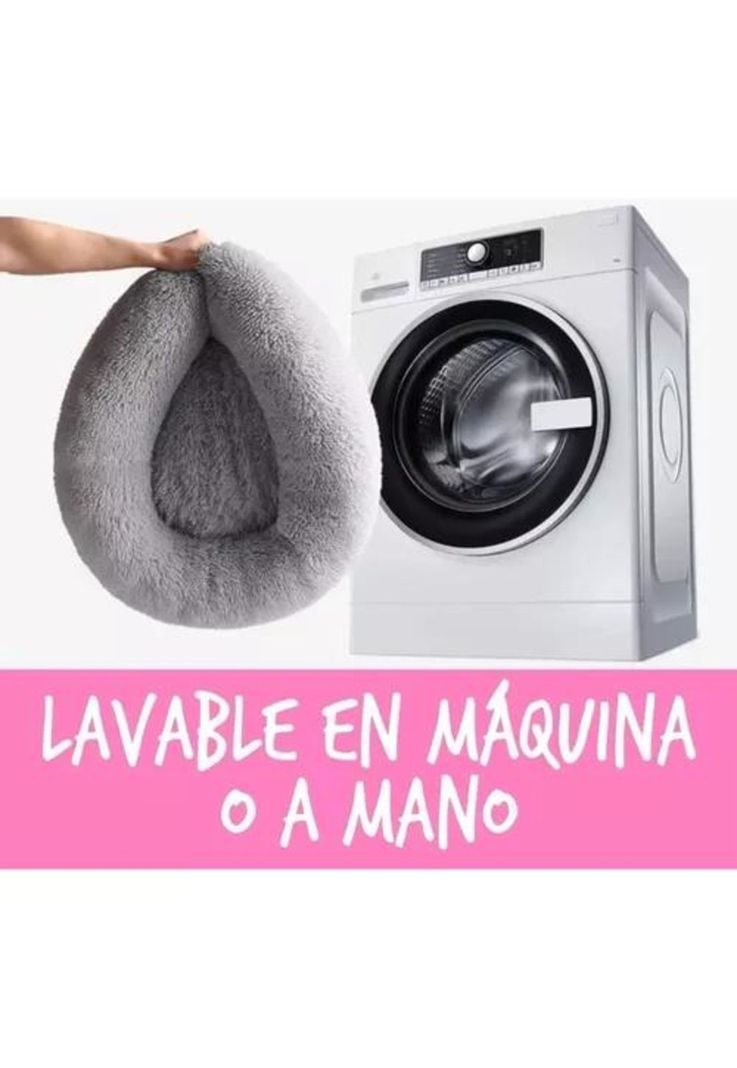 Cama para mascotas antiestrés 80 cm talla XL marrón-5