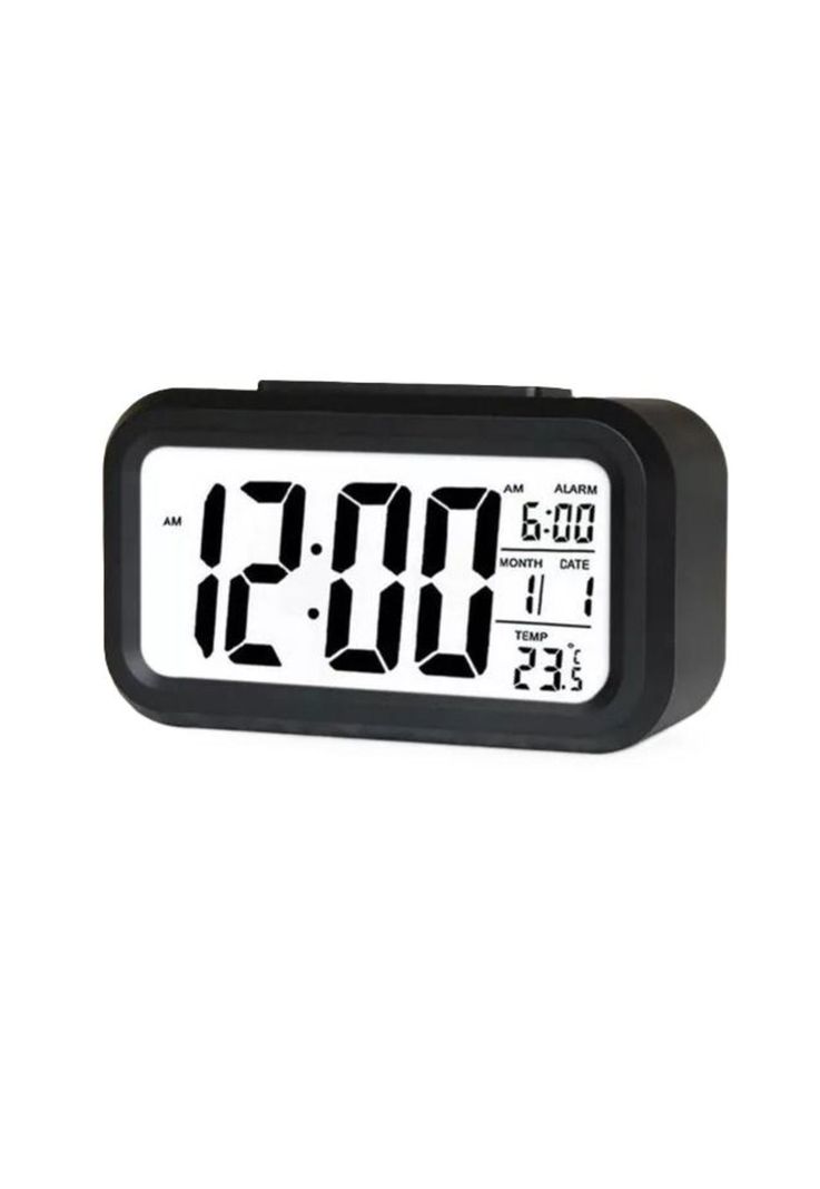 Reloj despertador pantalla led color azul-1