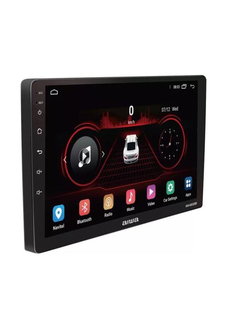 Radio auto 2 Din Android Touch HD 9", Aiwa AW-A802BS, color negro-1