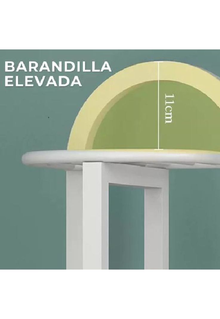 Porta Macetero Soporte para 5 Macetas Estante Metálico Jardín-4