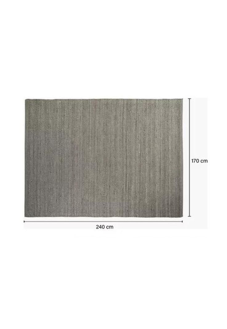 Alfombra Yute Sahara 170x240 cm Gris Oscuro-0