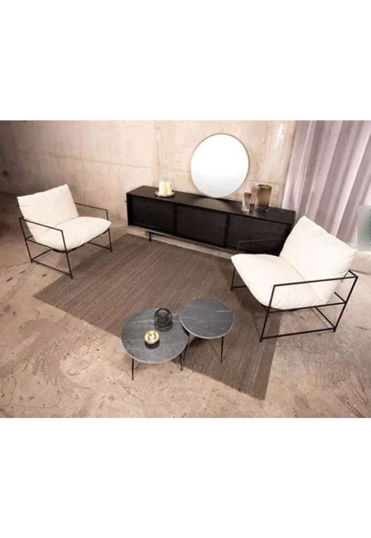 Alfombra Yute Sahara 170x240 cm Gris Oscuro-4