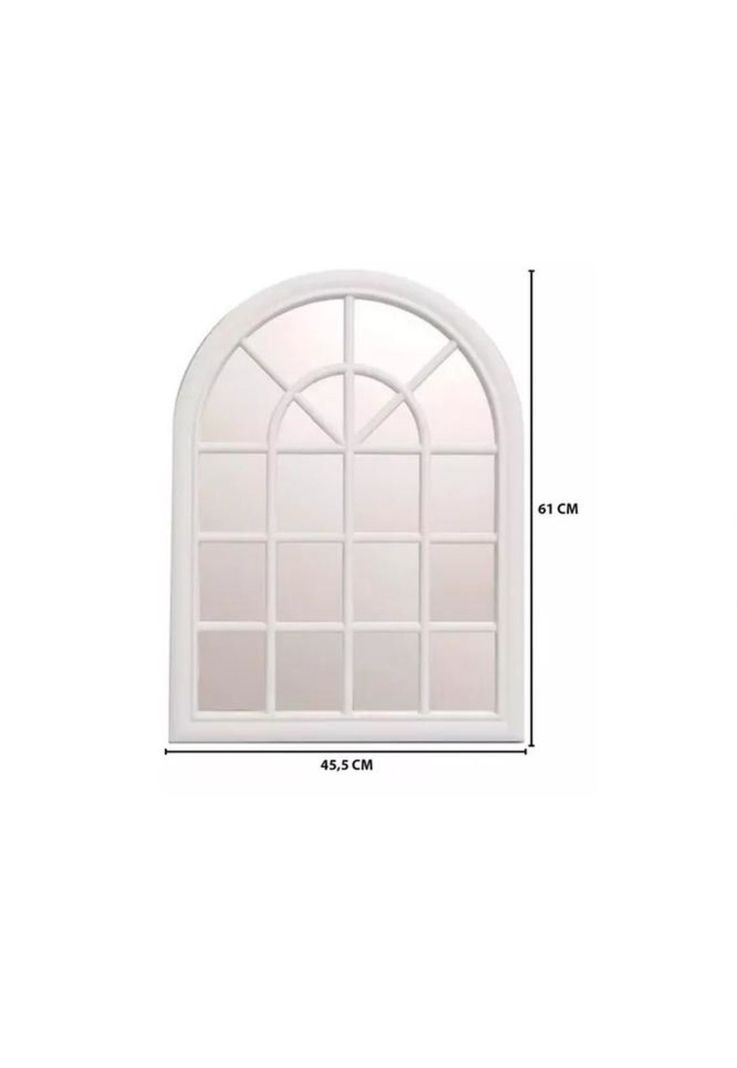 Marco Espejo Decorativo Clásico Forma de Ventana Vintage-1