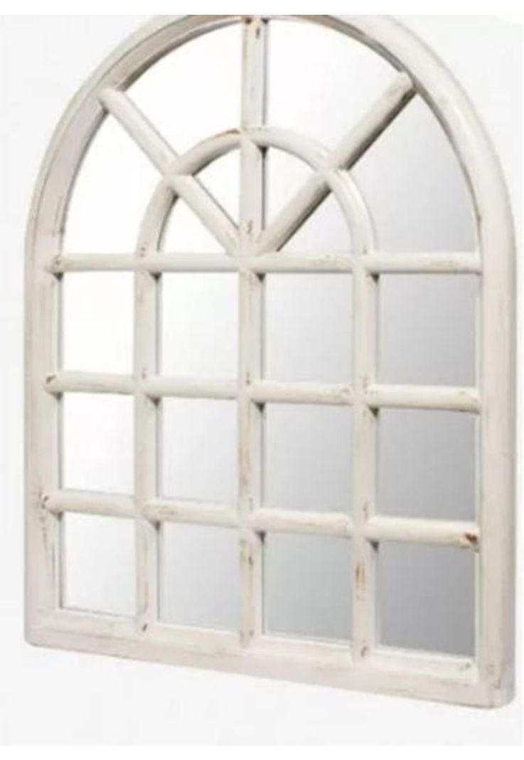 Marco Espejo Decorativo Clásico Forma de Ventana Vintage-2