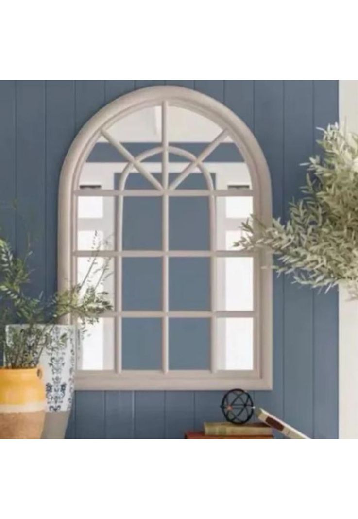 Marco Espejo Decorativo Clásico Forma de Ventana Vintage-3