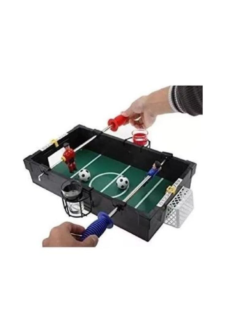 Mini taca mesa niños fútbol portatil persona multicolor-0