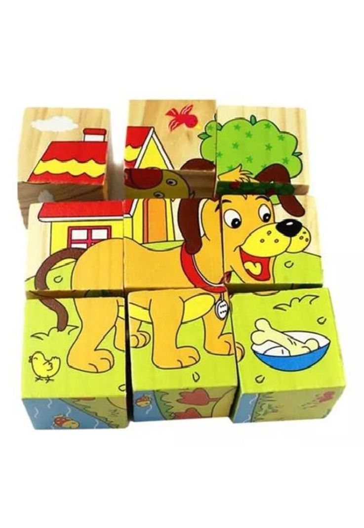 6 juegos infantiles de madera, juegos didácticos de madera-0