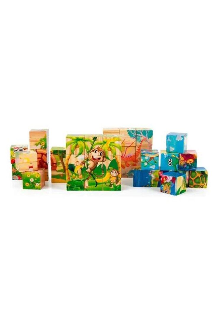 6 juegos infantiles de madera, juegos didácticos de madera-6