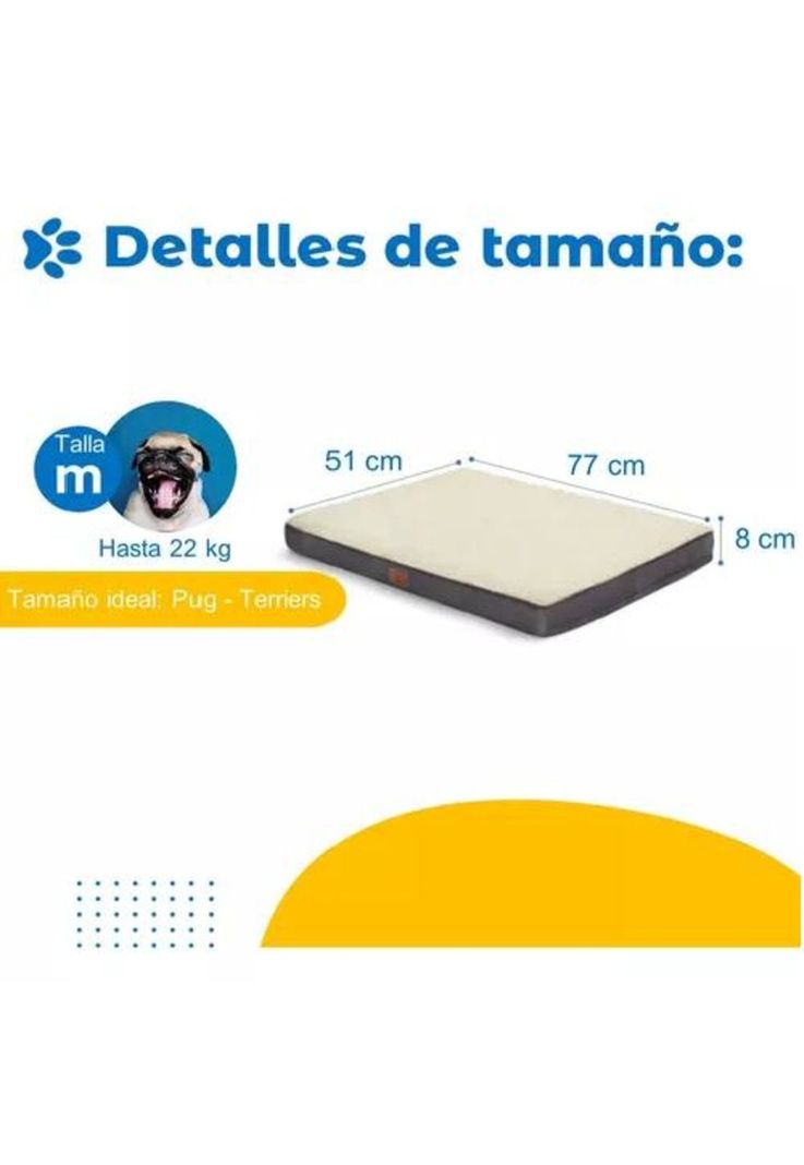 Cama para perro y gato mascota gris-1