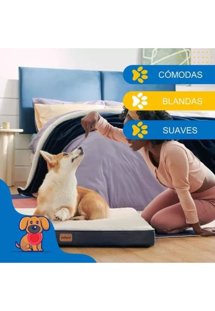 Cama para perro y gato mascota gris-2