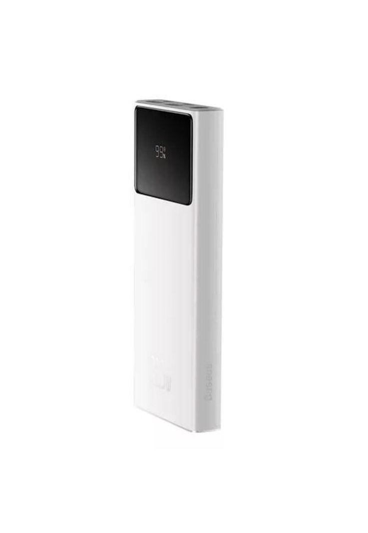 Power bank Baseus digital carga rápida 10000 mAh 22.5W blanco-1