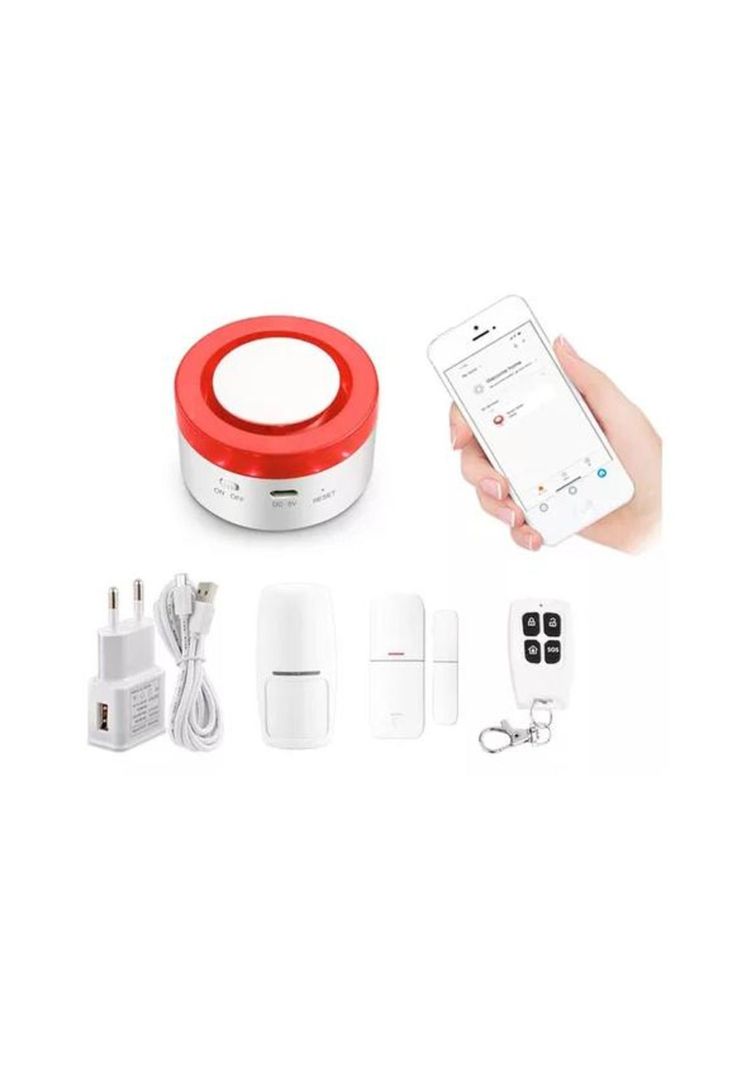 Kit Sistema de Alarma Inteligente Wifi con Sirena-2