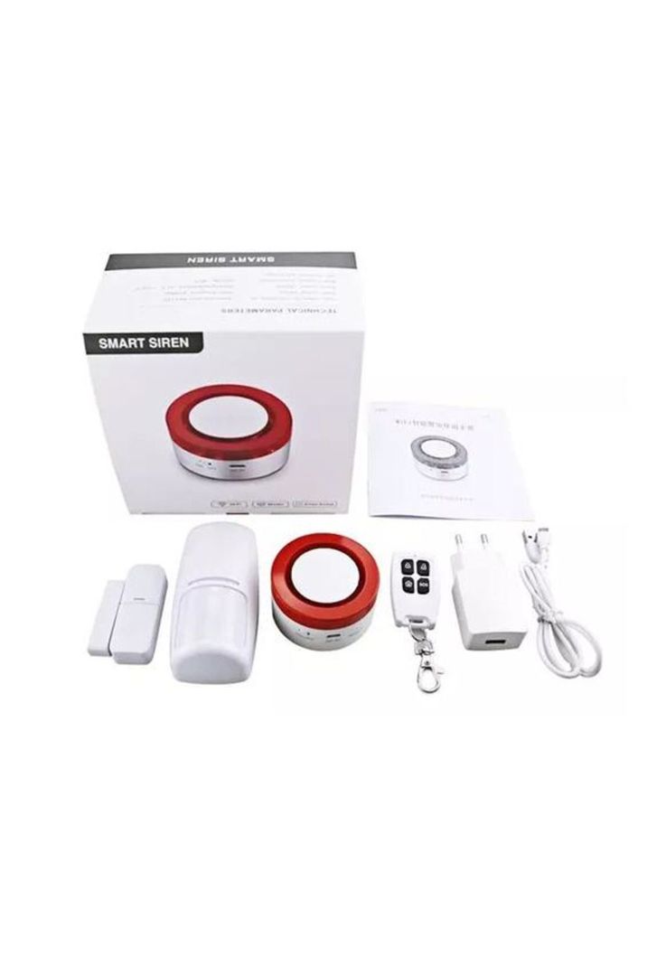 Kit Sistema de Alarma Inteligente Wifi con Sirena-3