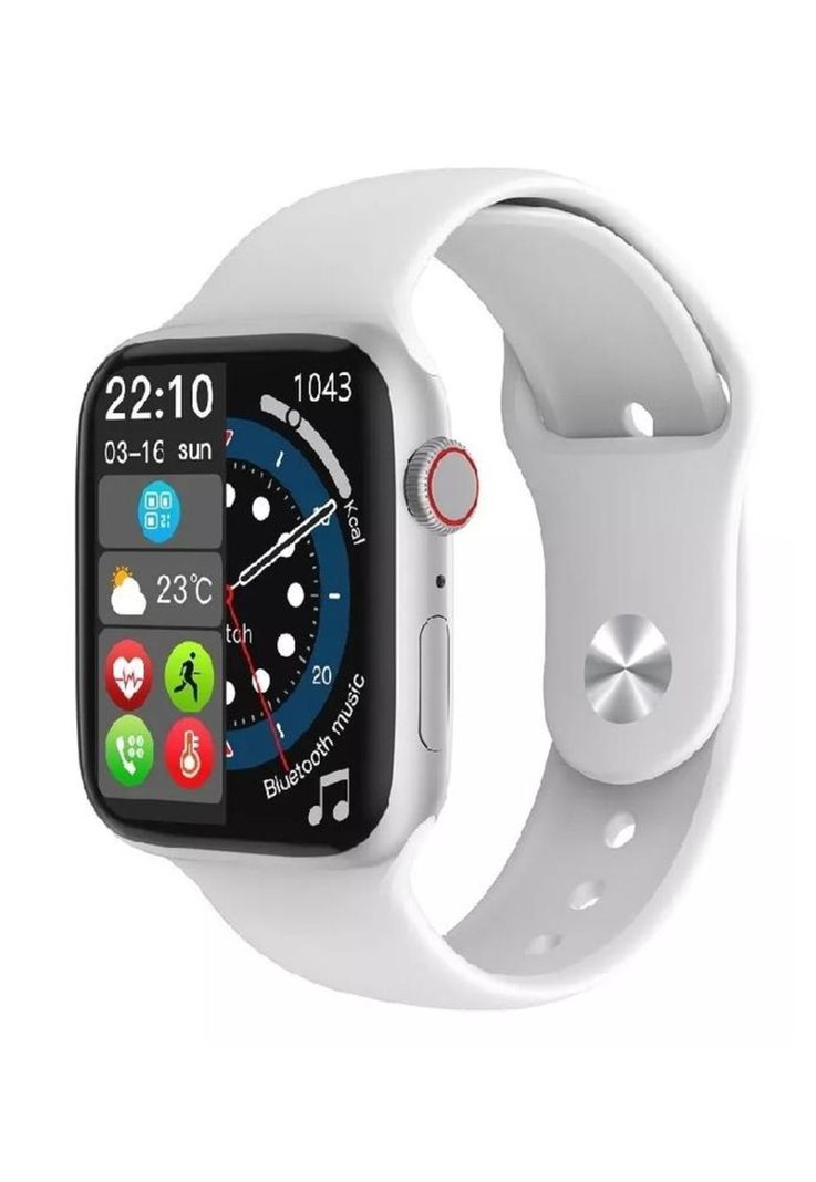 Reloj inteligente pro call serie 7 color blanco-1