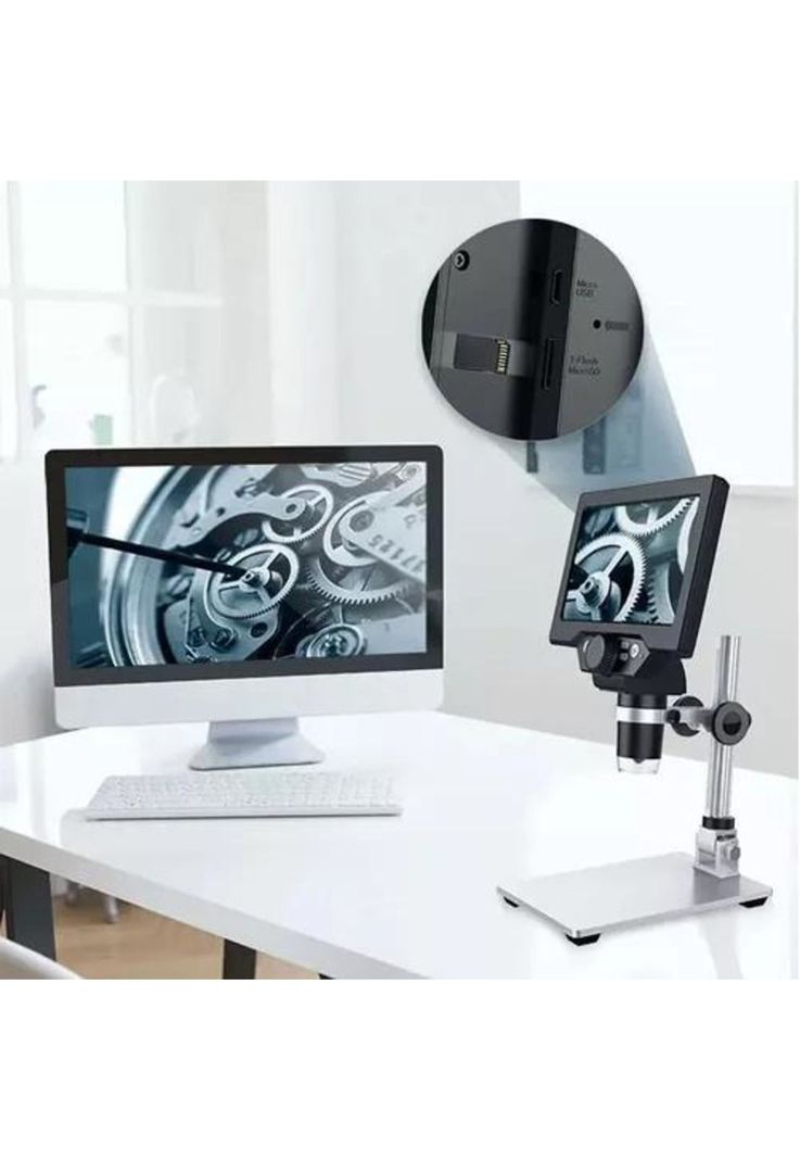 Microscopio Electrónico Académico - Pantalla LCD HD de 7.2 in-5