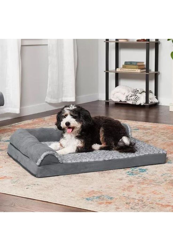 Cama ortopédica premium para mascotas XL memory foam-5