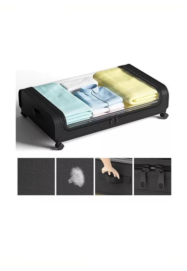Pack 2 Organizador Ropa Debajo Cama-5