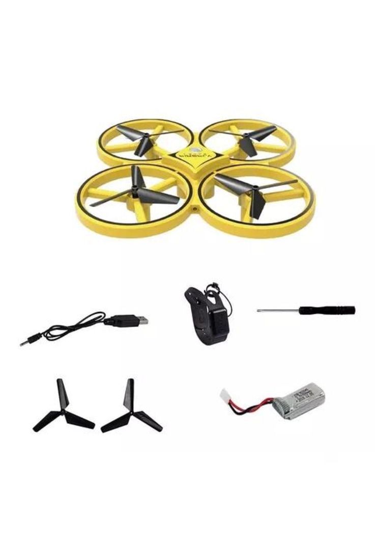 Drone Luciérnaga Control Remoto Color Amarillo-2