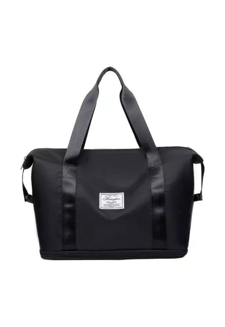 Bolsa Gran Capacidad para Viajes - Hombres y Mujeres - Deportes2 - Color Negro-0