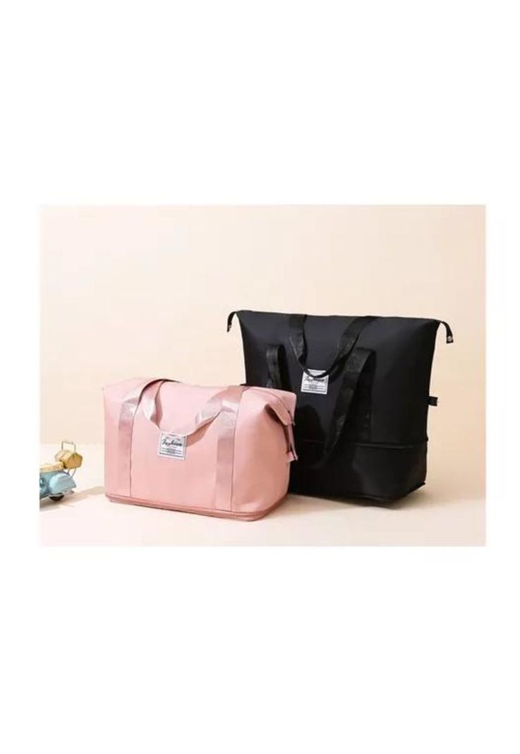 Bolsa Gran Capacidad para Viajes - Hombres y Mujeres - Deportes2 - Color Negro-1