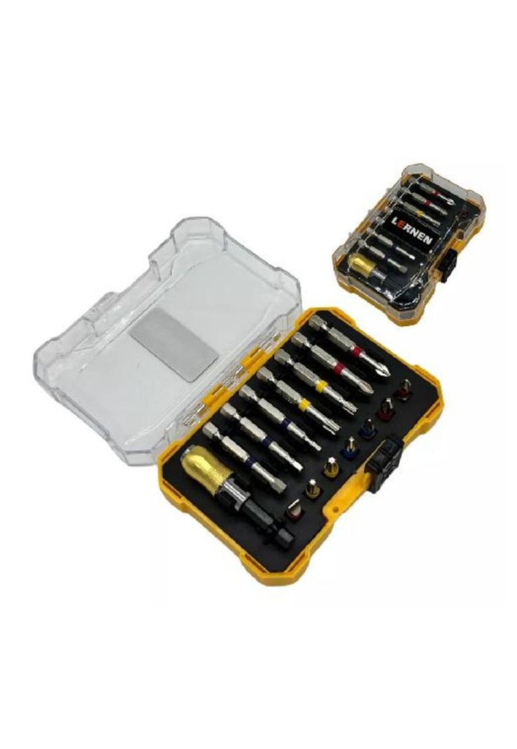 Kit de 15 multipuntas y brocas para taladro Lernen, color negro-1
