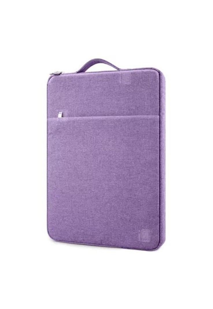 Bolso para tablet de 11 pulgadas, microfibra impermeable color morado-0