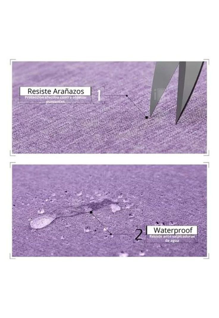 Bolso para tablet de 11 pulgadas, microfibra impermeable color morado-4